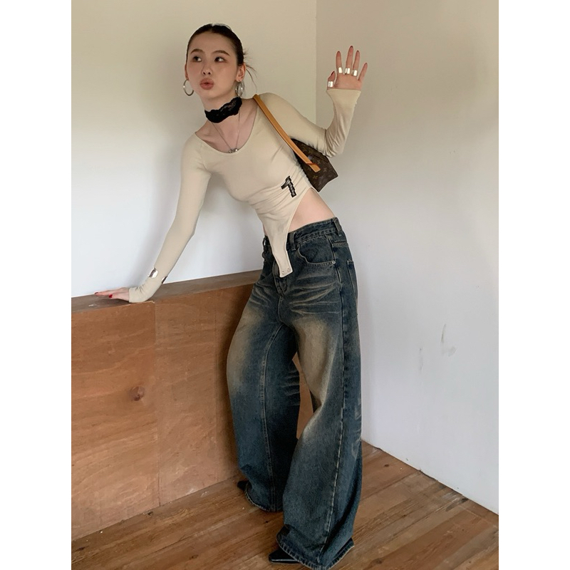 meyou studio กางเกงยีนส์นำเข้าเท่ๆ