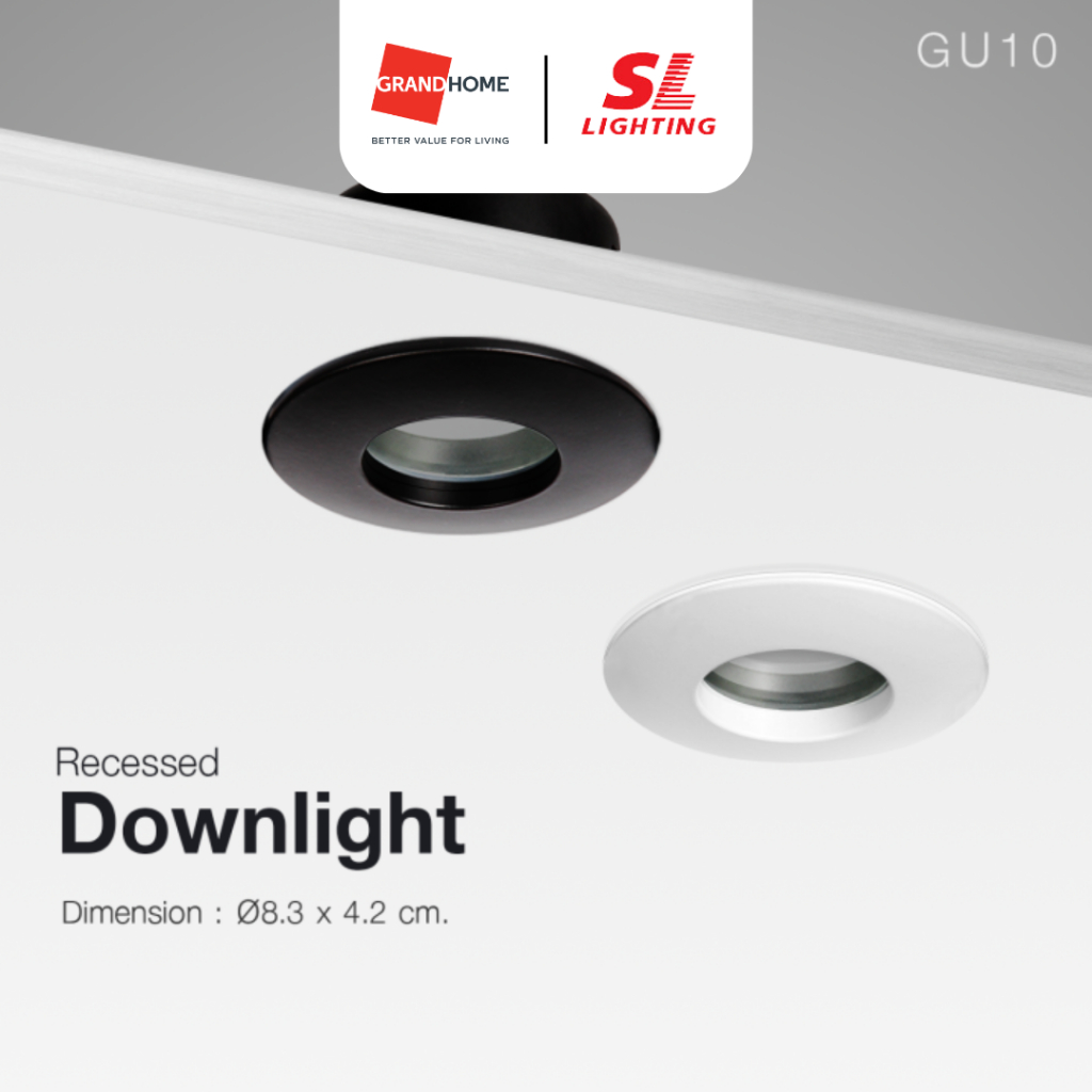 SL Lighting โคมไฟ ดาวน์ไลท์ รุ่น SL SL-6-W-420-GU10 ขั้ว GU10 - GRANDHOMEMART