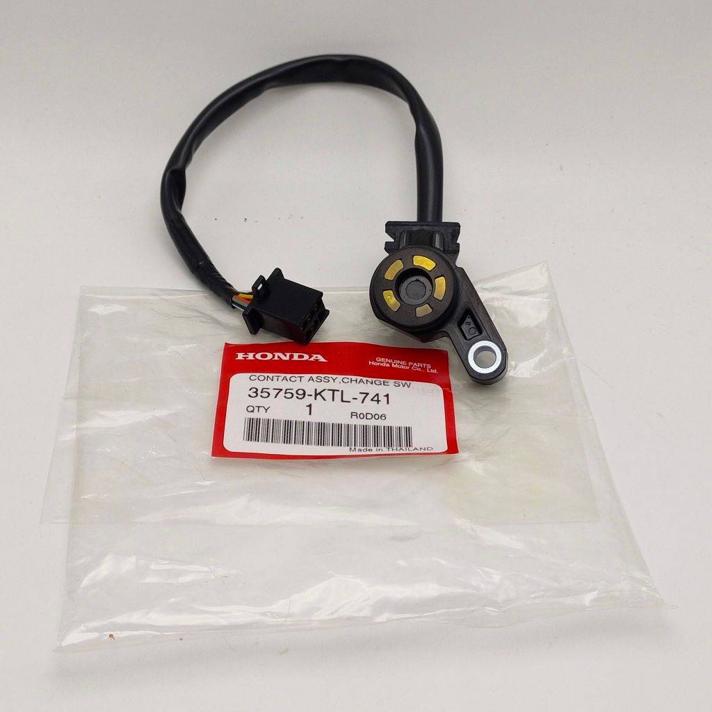 อะไหล่แท้เบิกศูนย์HONDA ชุดสวิทช์บอกตำแหน่งเกียร์wave100(05) wave100S(05) รหัส35759-KTL-741พร้อมส่ง