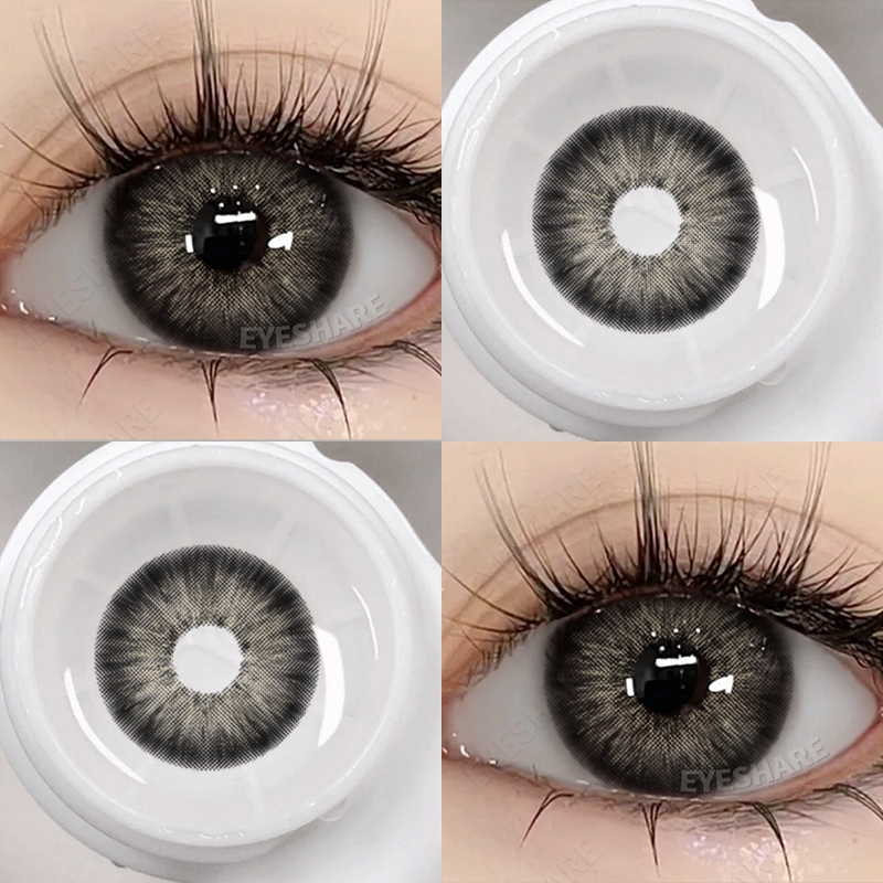 {COD}-Eyeshare คอนแทคเลนส์พัทยาสีเทา 2 ชิ้น/1 คู่ 14.2มม. คอนแทคเลนส์สีตาขนาดใหญ
