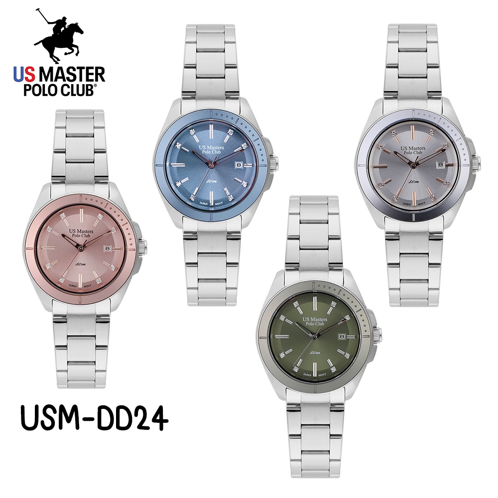 US Master Polo Club นาฬิกาข้อมือผู้หญิง NEW YORK LADY MODERN สายสแตนเลส รุ่น USM-DD24