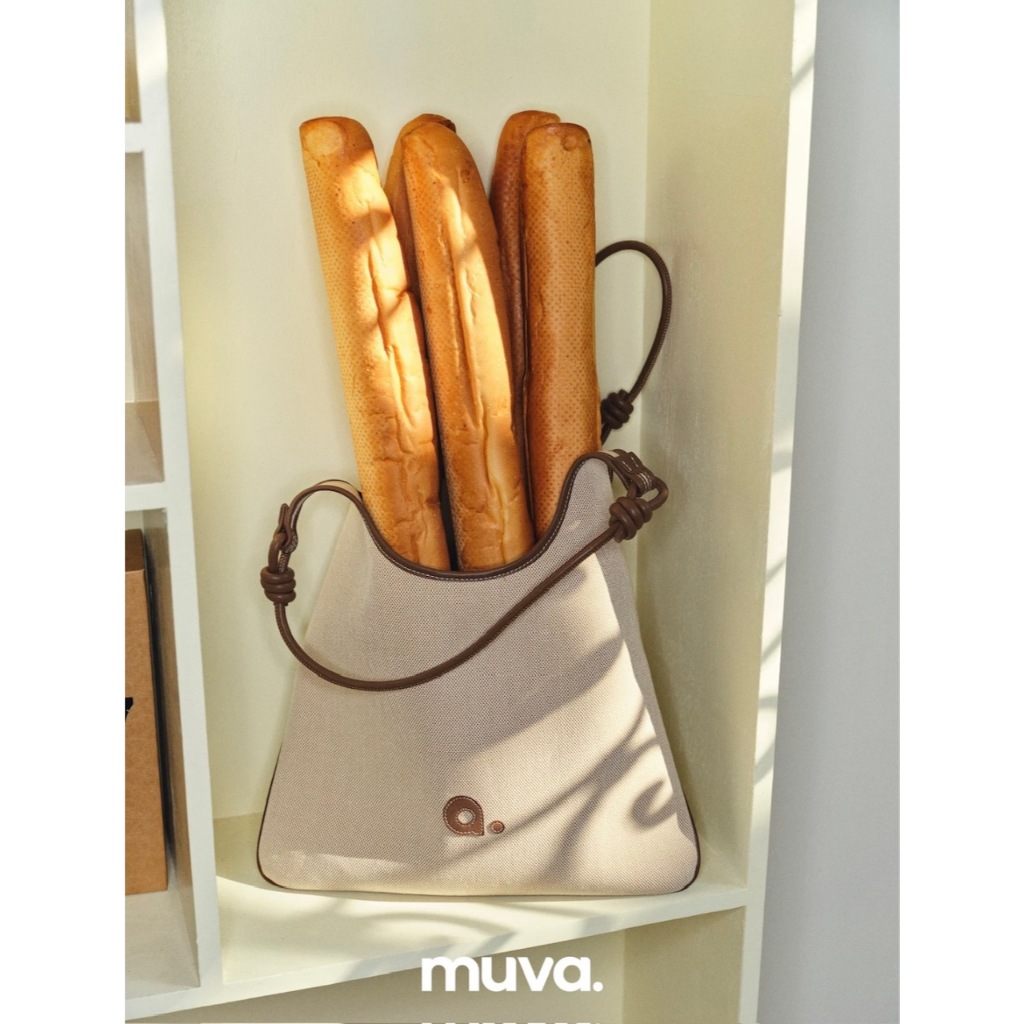 New❣️ muva bag ของแท้ 100%| muva IVY leather bag กระเป๋าสะพายไหล่หนังแท้