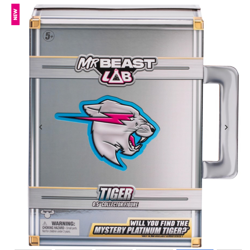 มิสเตอร์บีส MrBeast Lab Apex Beast Collector Figure - Apex Beast Tiger/Panther