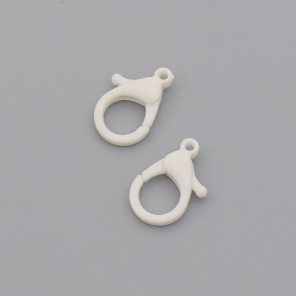 ตะขอก้ามปู (1ชุด10ตัว) สีดำ ขาว ใส ราคาถูก ขนาด 2.5/3.5 cm ตะขอพลาสติก ตะขอเกี่ยว ตะขอร้อยสายคล้องแมส