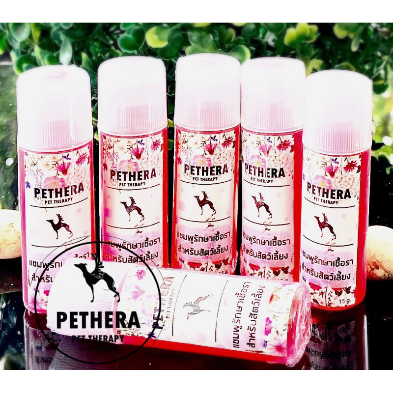 แชมพูดูแลเรื้อนไร ผิวหนังอักเสบสุนัขแมว ขนาด 15ml. เห็นผลเร็ว สารสกัดธรรมชาติปลอดภัย
