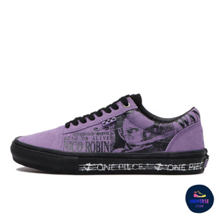 [ของแท้ ส่งฟรี PRE-ORDER] VANS SKATE OLD SKOOL - ONE PIECE WANTED NICO ROBIN PURPLE