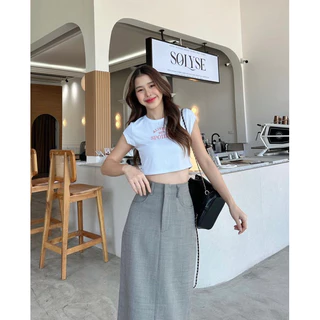 (S-5XL)🦋 กระโปรงยาว (รุ่นผ่าหลัง) ทรงสวย ใส่แมทช์ง่าย ✔️
