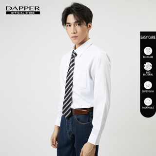 DAPPER เสื้อเชิ้ตแขนยาว EASY CARE ทรง Regular Fit สีขาว (BSLW1/218RN)