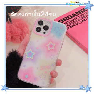 🎈จัดส่งภายใน24ชม🎈เคส for iPhone 11 14 Pro Max Case for iPhone 12 13 ป้องกันการตก การป้องกัน ดาว หวานสวย แบรนด์ไทด์