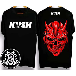 พร้อมจัดส่ง เสื้อยืดพิมพ์ลาย KUSH ให้คุณได้สัมผัสกับการผสมผสานที่ลงตัวของแบรนด์และคุณภาพ 100%ผ้าฝ้ายคุณภาพสูง  แมส