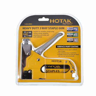 เครื่องยิงบอร์ดยิงแม็กเหล็ก HOTAK 3-Way Staple  แข็งแรง ทนทาน T0787