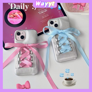 💖จัดส่ง24ชม💖iPhone 14 13 12 11 Pro Max เคส for เคสไอโฟน11 บางเบาพกพาง่าย แฟชั่น น่ารัก Y2k โบว์ DIY การ์ตูน Case