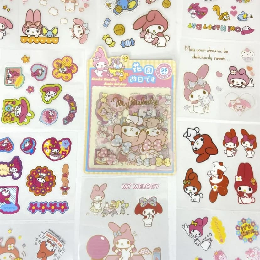 COOLER30 ลด15% สูงสุด30.- สติ๊กเกอร์ 25 แผ่น pvc ใส สติ๊กเกอร์ไดคัท น่ารัก ลายไม่ซ้ำคละลาย ลายการ์ตูน ราคา ถูกที่สุด ดีลบีเคเค แกลเลอรีภาพที่ 9