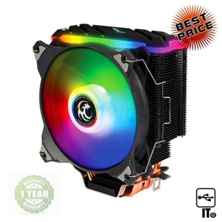 CPU COOLER TSUNAMI TSS-6000 ARGB ประกัน 1Y พัดลมและซิงค์ระบายความร้อน