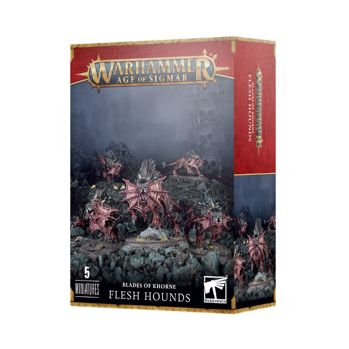 [GWพร้อมส่ง] Warhammer 40K/AOS : CHAOS DAEMONS/BLADES OF KHORNE : FLESH HOUNDS โมเดลเกมสนามจำลอง