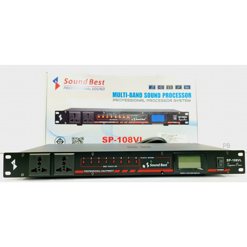 sound best รุ่น : SP - 108 VL sequence power control  (Sequence Power) สินค้าใหม่ประจำเดือน สิงหาคม 2566