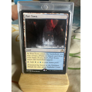 การ์ด MTG Port Town Land Magic the Gathering EDH รุ่น SOI สภาพ Nm