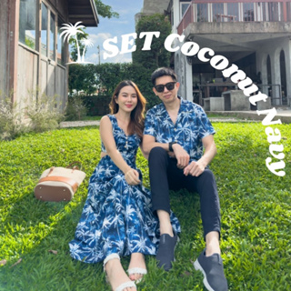 MyWay Brand My Lover Collection: เช็ตคู่รัก Couple SET - Coconut Navy *ตาราง Size เลื่อนดูที่รูปภาพน้า