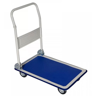 รถเข็นของ4ล้อ รถเข็นของ รถเข็น 4 ล้อ Trolley Cart หนาขึ้น พับได้ รับน้ำหนักได้สูงสุด 1000kg 75x45 cm