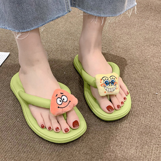 Fshow ขายดีแนะนำ รองเท้าผู้หญิง รองเท้าแตะแฟชั่น สีสวยสดใส ใ…