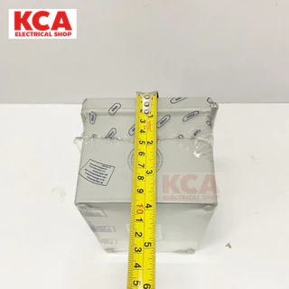 ABCO ตู้พลาสติกกันน้ำ ขนาด 4X6 นิ้ว 6X8 นิ้ว สีขาว สีเทา ฝาทึบ