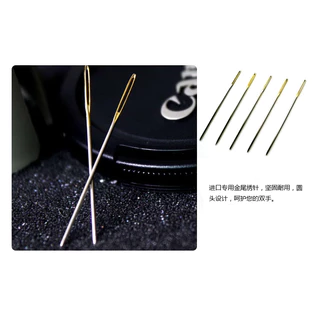 *พร้อมส่ง* แพค 6 ชิ้น เข็มร้อยไหมปักครอสติช ร้อยไหมขนาด 3 เส้นเล็กใส่ในครั้งเดียวได้
