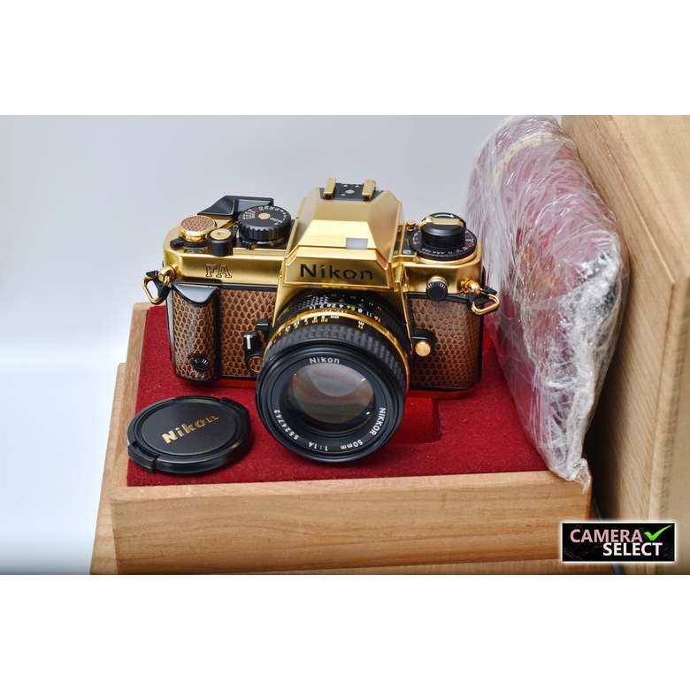 (มือสอง)กล้องฟิล์ม Nikon FA GOLD kit "Grand Prix'84 Limited Edtion" 1984 2000ตัวในโลก ชุบทองคำแท้24k สภาพ9/10