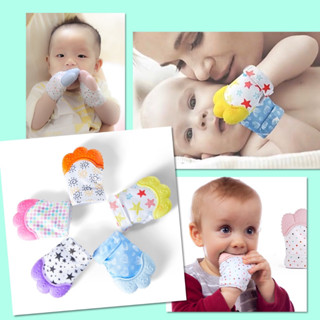 ❤ ถุงมือยางกัด ถุงมือเด็ก ป้องกันเด็กอมนิ้ว กัดนิ้ว ข่วนหน้า…