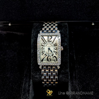 Franck Muller Long Island White Gold original diamond ทองคำขาวทั้งเรือน ขอบเพชร ออริจินัล