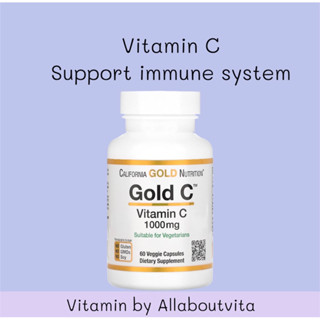 💥พร้อมส่ง💥California Gold Nutrition Vitamin C 1000 mg 60 เม็ด