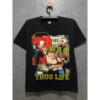 เสื้อยืด2Pac ป้ายRockYeah ผ้าคอตตอน 100