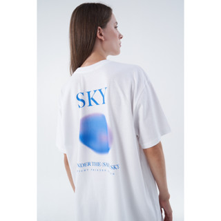 picht Sky tee - under the same sky collection เสื้อ oversize สกรีนลายกราฟฟิค