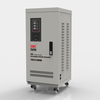 CBC TSV-B-30KVA เครื่องปรับแรงดันไฟฟ้าอัตโนมัติ รุ่น TSV-B-30KVA ไฟ 3 เฟส หม้อเพิ่มไฟ ปรับแรงดัน ครื่องปรับแรงดัน