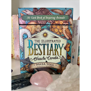 ไพ่ออราเคิล The illustrated bestiary oracle cards 36-card deck of inspiring animals