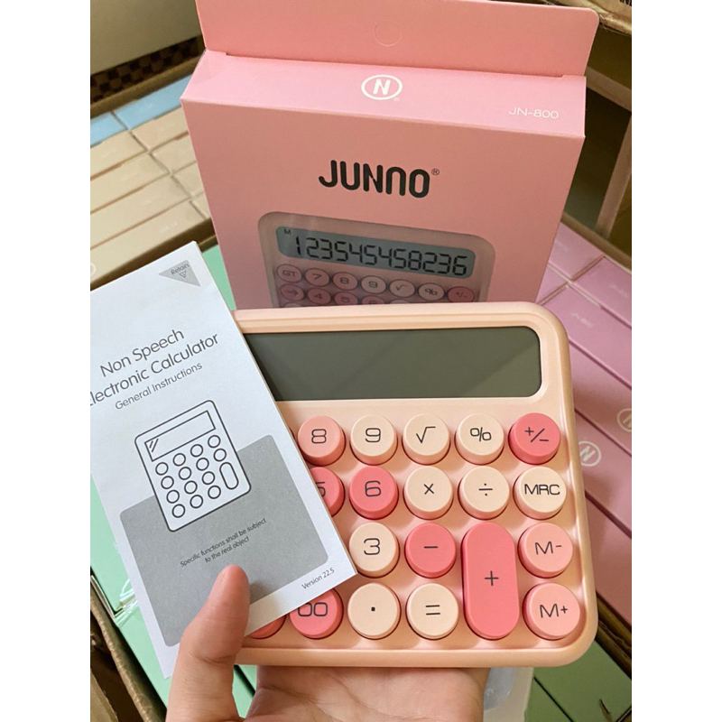 เครื่องคิดเลข JUNNO รุ่นJN-800[รุ่นใหม่ล่าสุด]ของแท้•พร้อมจัดส่ง•ส่งฟรี•แถมถ่าน