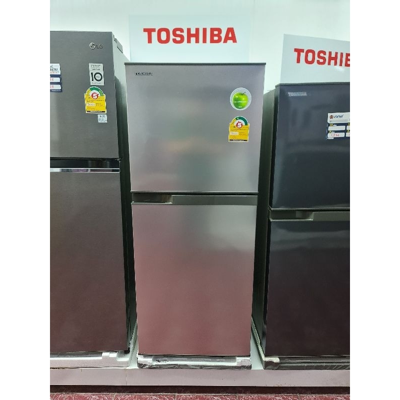 ตู้เย็น 2 ประตู TOSHIBA GR-RT-252WEDMTHSS  6.9 คิว สีเงิน