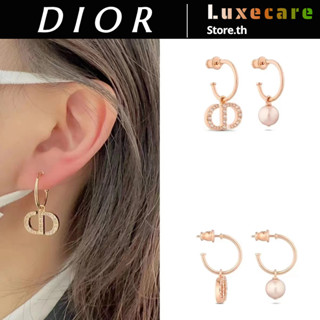 ดิออร์✨Dior PETIT CD EARRINGS หรูหรา/ออลแมตช์/คลาสสิก/สุภาพสตรี/ซีดี