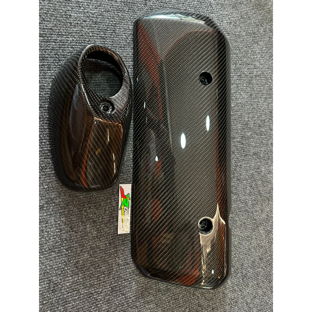 Carbon ชุดครอบท่อ+ปลาย ใส่Xmax งาน JR carbon (คาร์บอน)