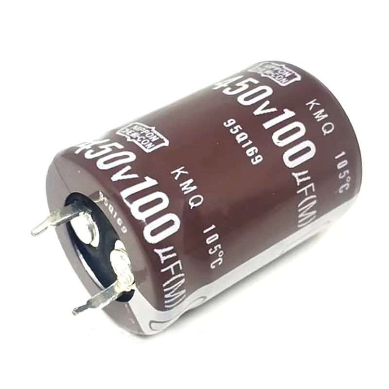 C Capacitor Electrolyte 100uF 450V ตัวเก็บประจุ อิเล็กโทรไลต์ คาปาซิเตอร์