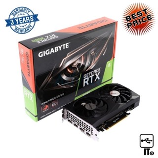 VGA GIGABYTE GEFORCE RTX 3060 WINDFORCE OC - 12GB GDDR6 [REV.2.0] ประกัน 3Y การ์ดจอ