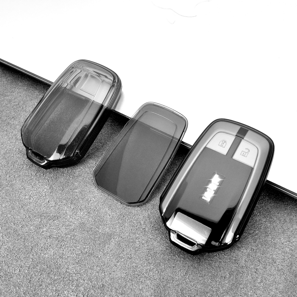 เคสใสซีทรู รีโมทรถ ISUZU MUX 2017 ปกป้องรีโมท (Ultra Thin See Through Transparent TPU Key Case) Model Isuzu MUX