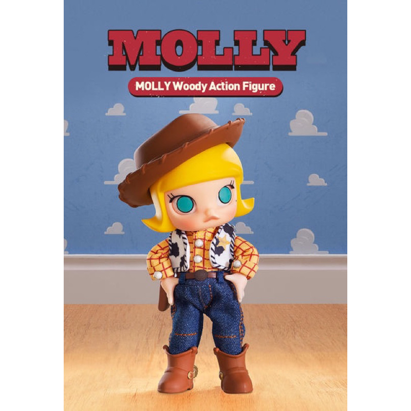 พร้อมส่ง✨ POP MART MOLLY x Toy Story Woody 400%