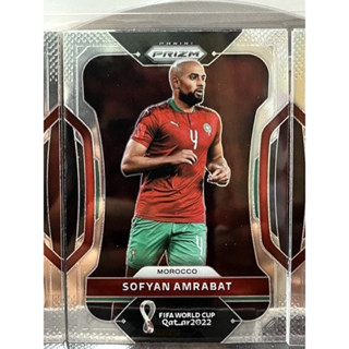 2022 Panini Prizm FIFA World Cup Qatar ทีมโมร็อกโก 🇲🇦 เบสการ์ด