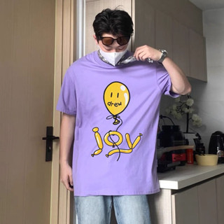 [พร้อมส่ง] drew house Joy SS Tee Lavender มีตำหนิสีตกตามภาพค่ะ