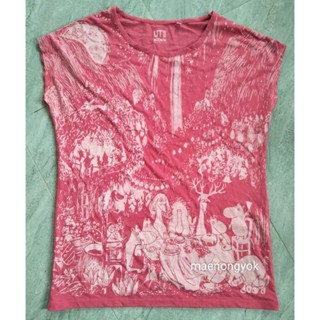 เสื้อยืด UNIQLO(L)MOOMIN สีโทนหวาน