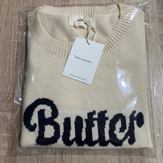 เสื้อไหมพรม Butter Freesized สีครีม