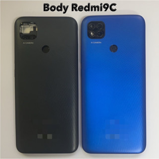 บอดี้ชุด เครสกลาง+เลนส์+สวิทนอก สำหรับ Redmi 9C