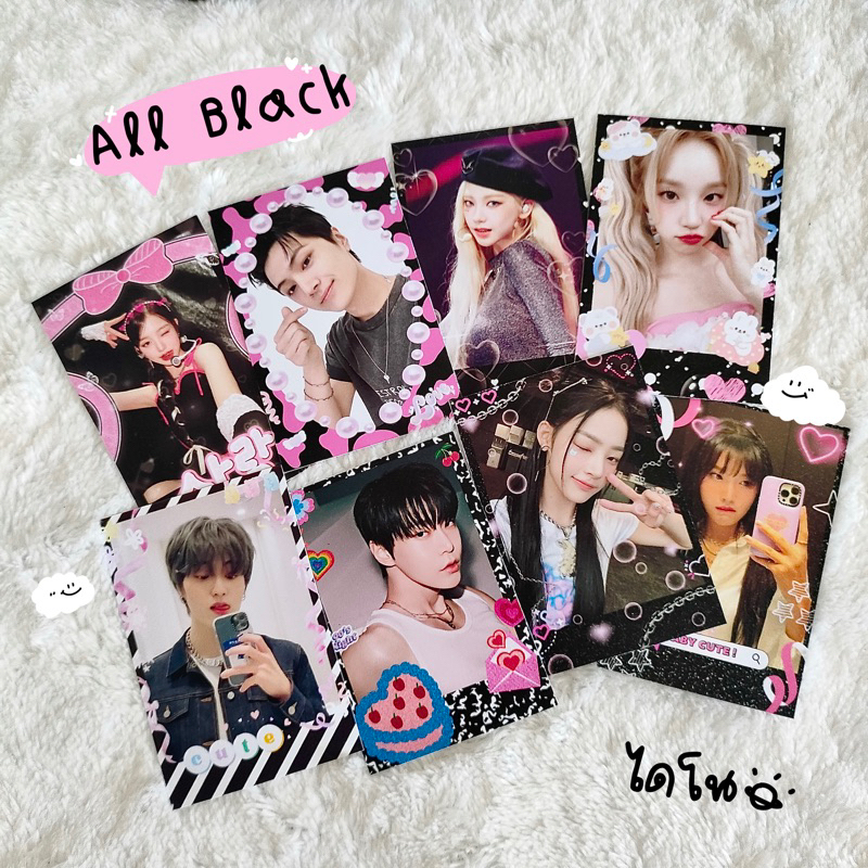 กรอบโพลารอยด์ ขนาด 2x3” (All Black) ขั้นต่ำ 20฿ ขึ้นไป แถมซองใสฟรีให้ทุกใบ ทำเป็นของ giveaway ได้