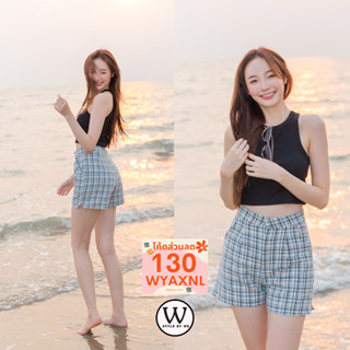 กางเกงชาสั้น ชุดเที่ยว ชุดแฟชั่น Melody Black Shorts