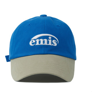 [สินค้าขอแท้100% พร้อมส่ง] Emis NEW LOGO MIX BALL CAP-BEIGE/BLUE